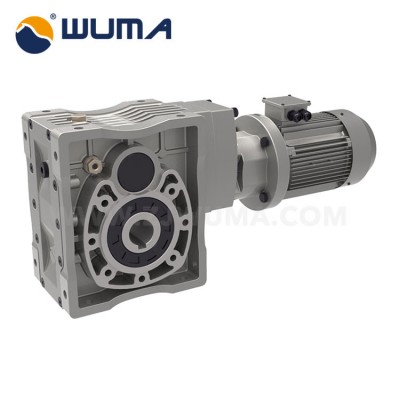 WAH 4.6~186.7 RPM 1400 r/min hypoid gearbox with motor